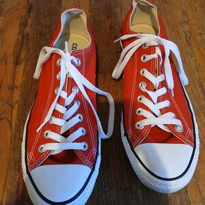 Converse Red Low Top Sneakers